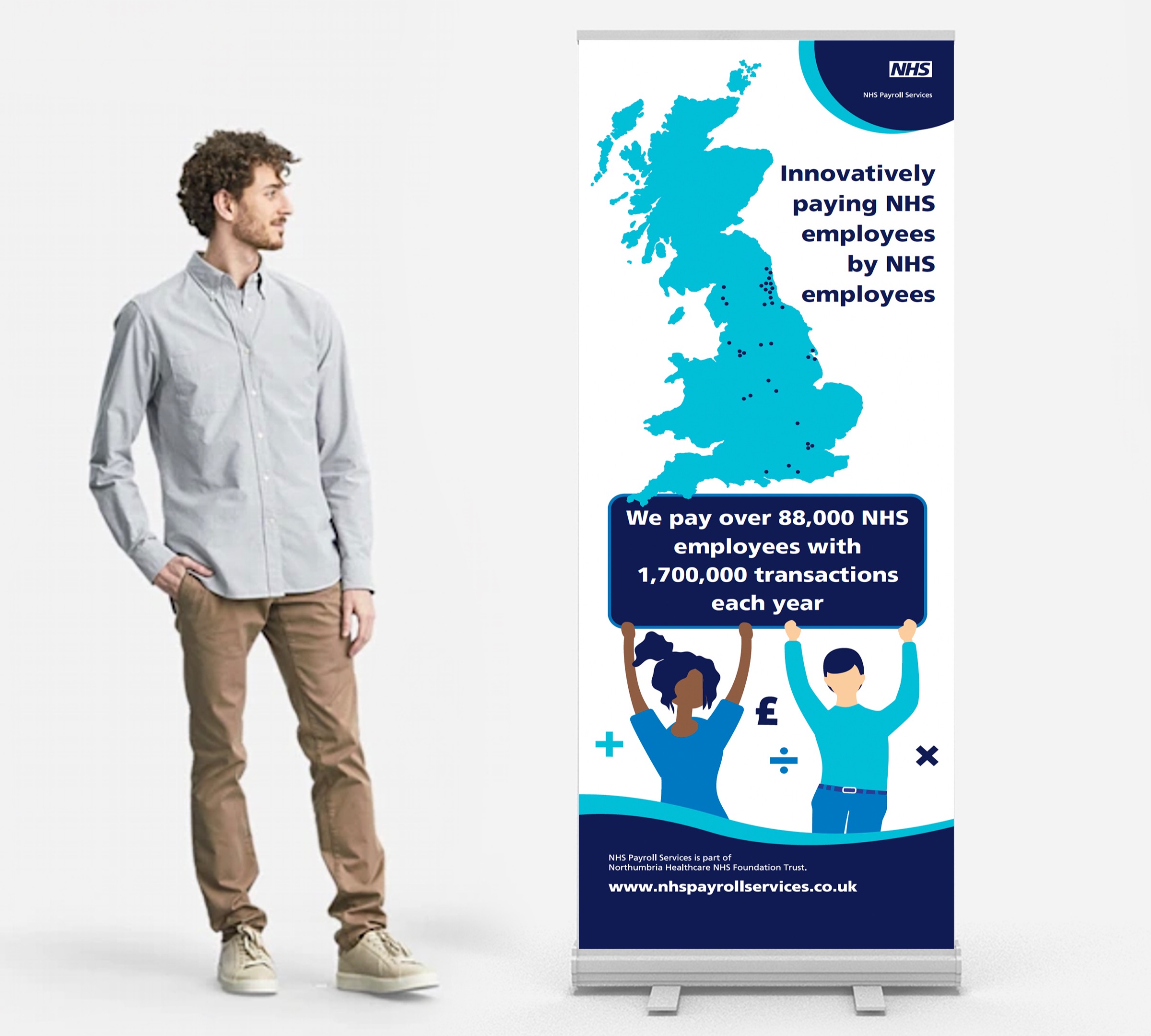 NHS Northumbria Pull UP Banners